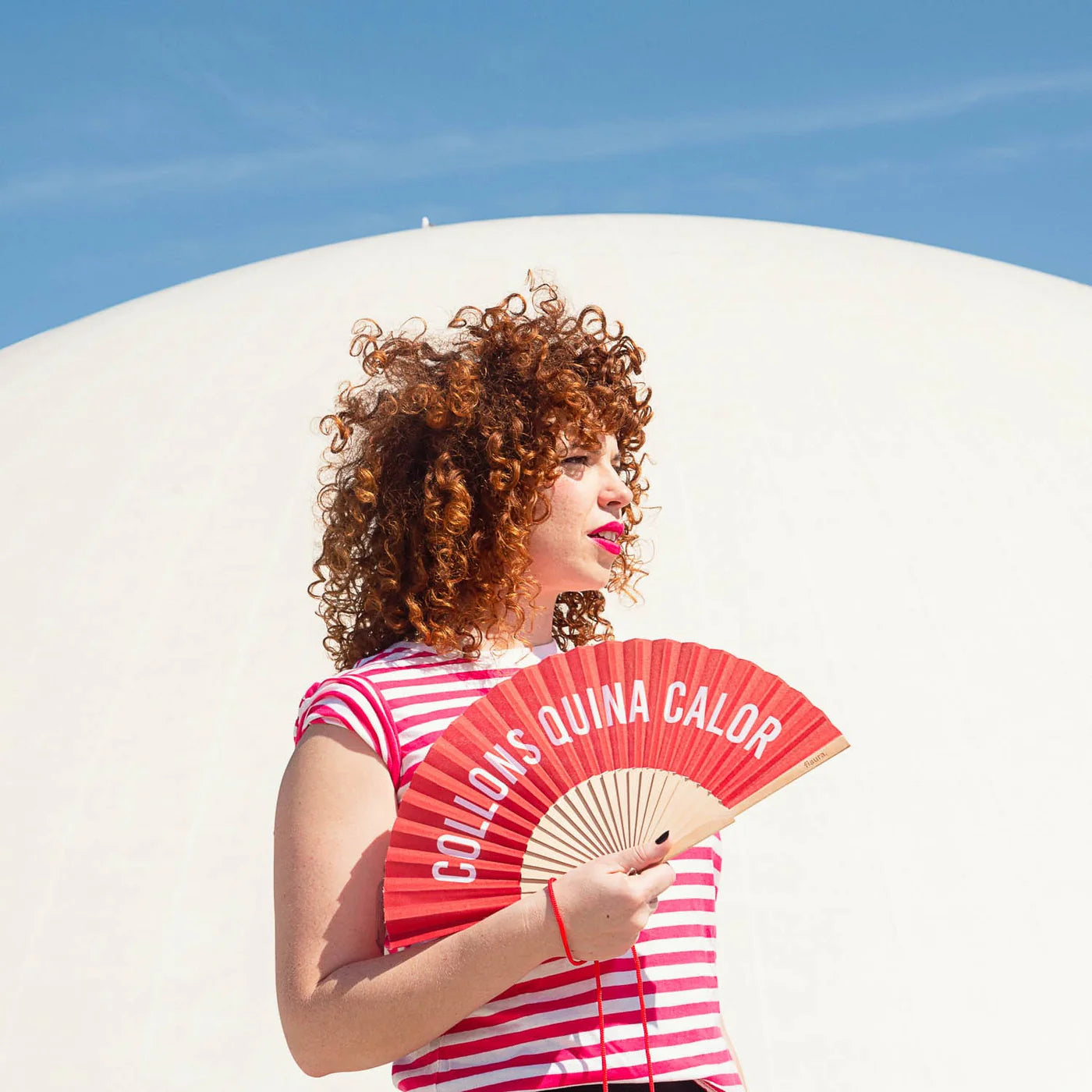 Abanico “Collons, quina calor” – Para los que odian el calor