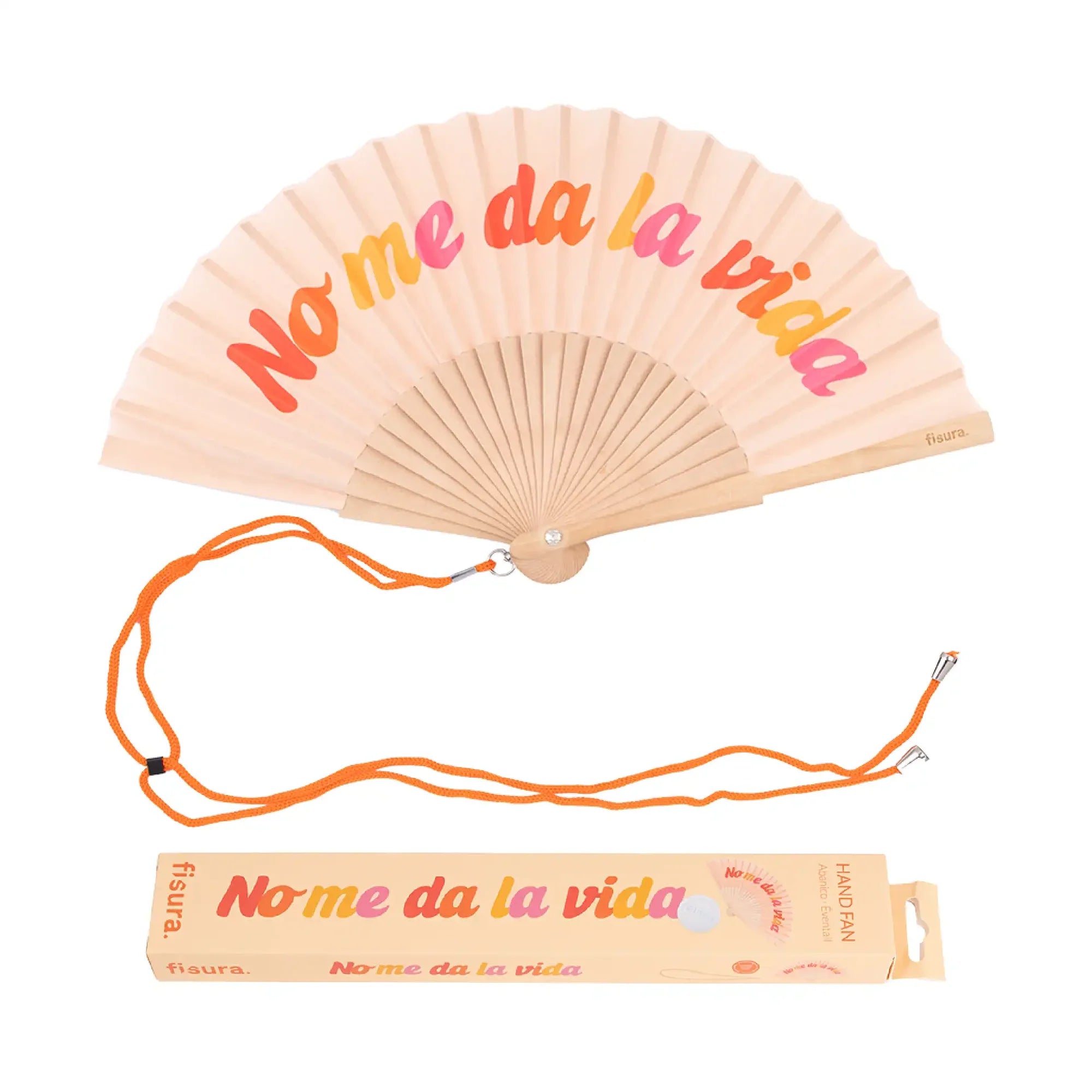 Abanico “No me da la vida” – Refresca tu día con estilo