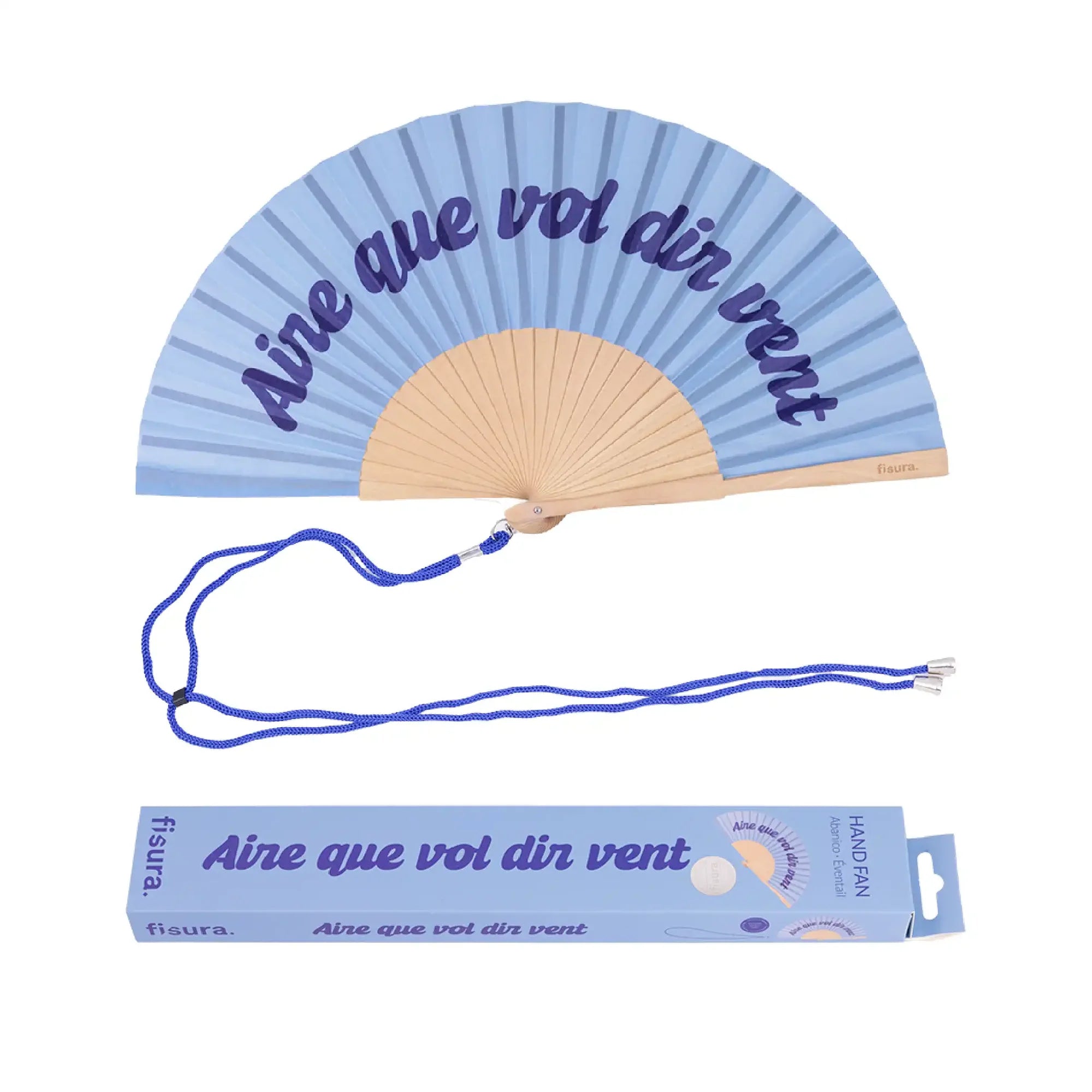 Abanico "aire que vol dir vent"