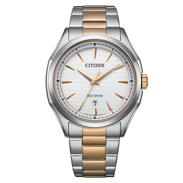 Reloj Citizen Eco Drive AW1756-89A de acero con Calendario y sumergible 10bar