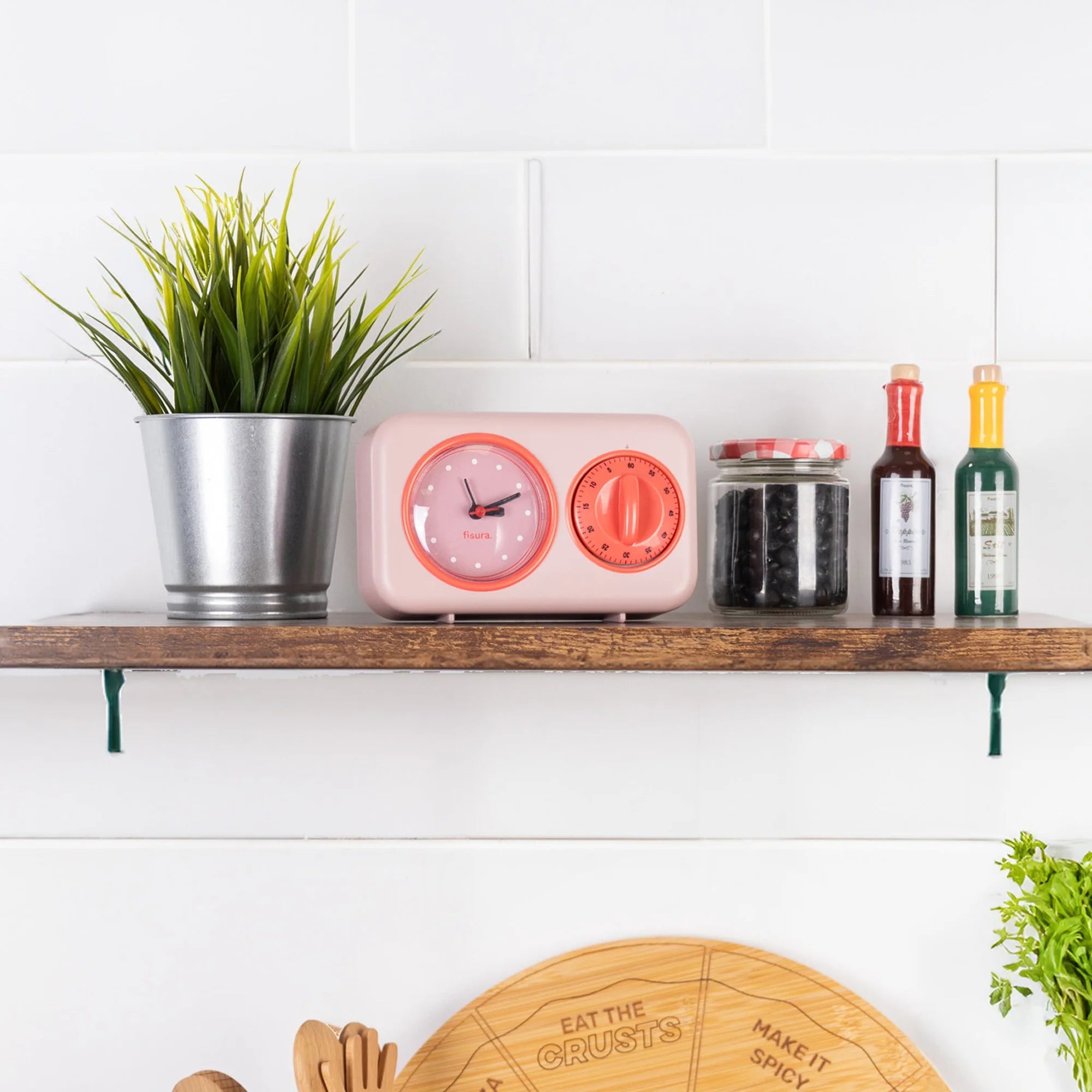 Temporizador de Cocina Retro - Rosa ⏰✨