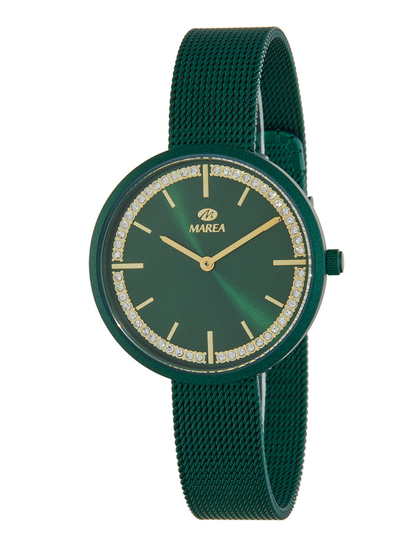 Reloj Marea B41369/4 color verde oscuro para mujer