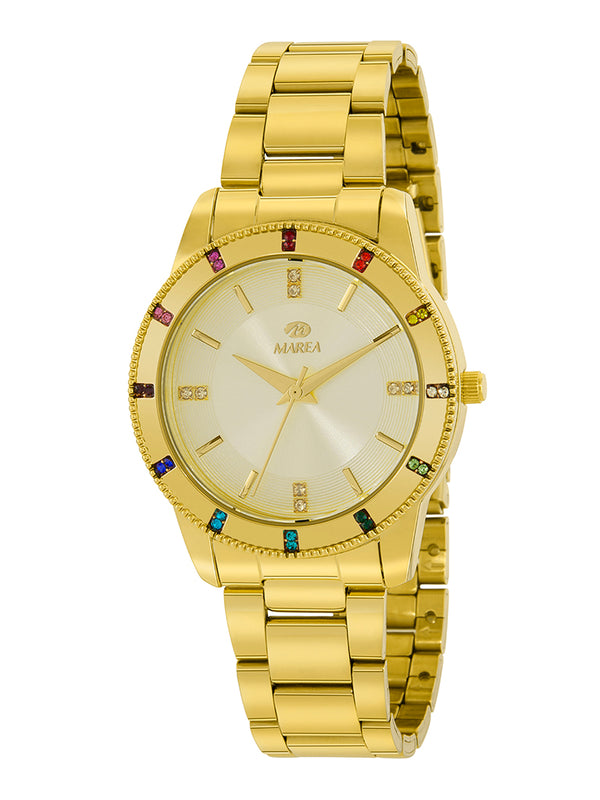 Reloj Marea B41371/5 dorado para mujer