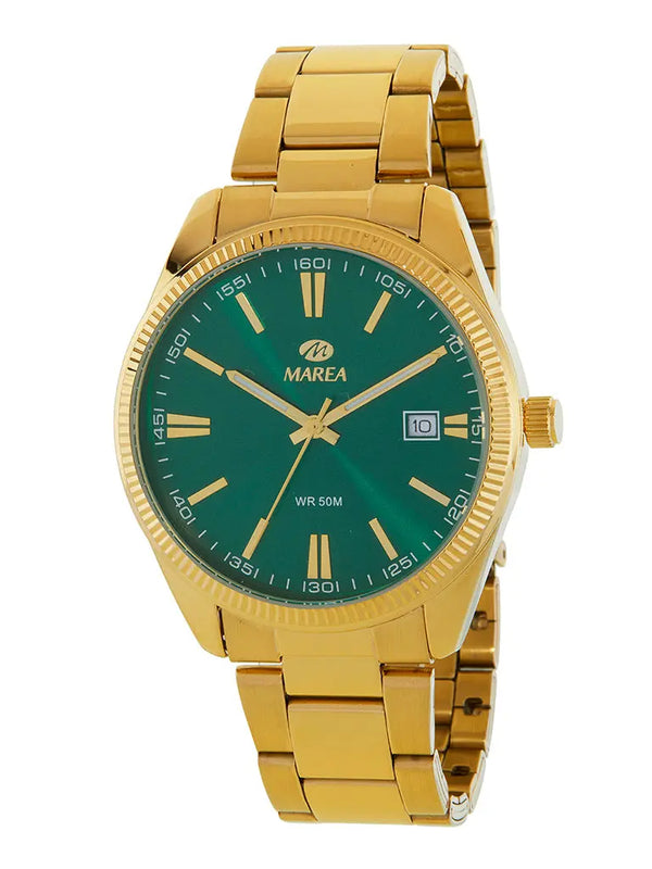 Reloj Marea B41376/7 con calendario Sumergible 5 ATM  para hombre Marea