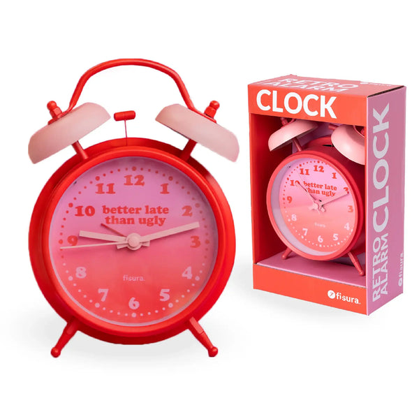 Reloj despertador Retro "Better late than ugly" CAA2510638
