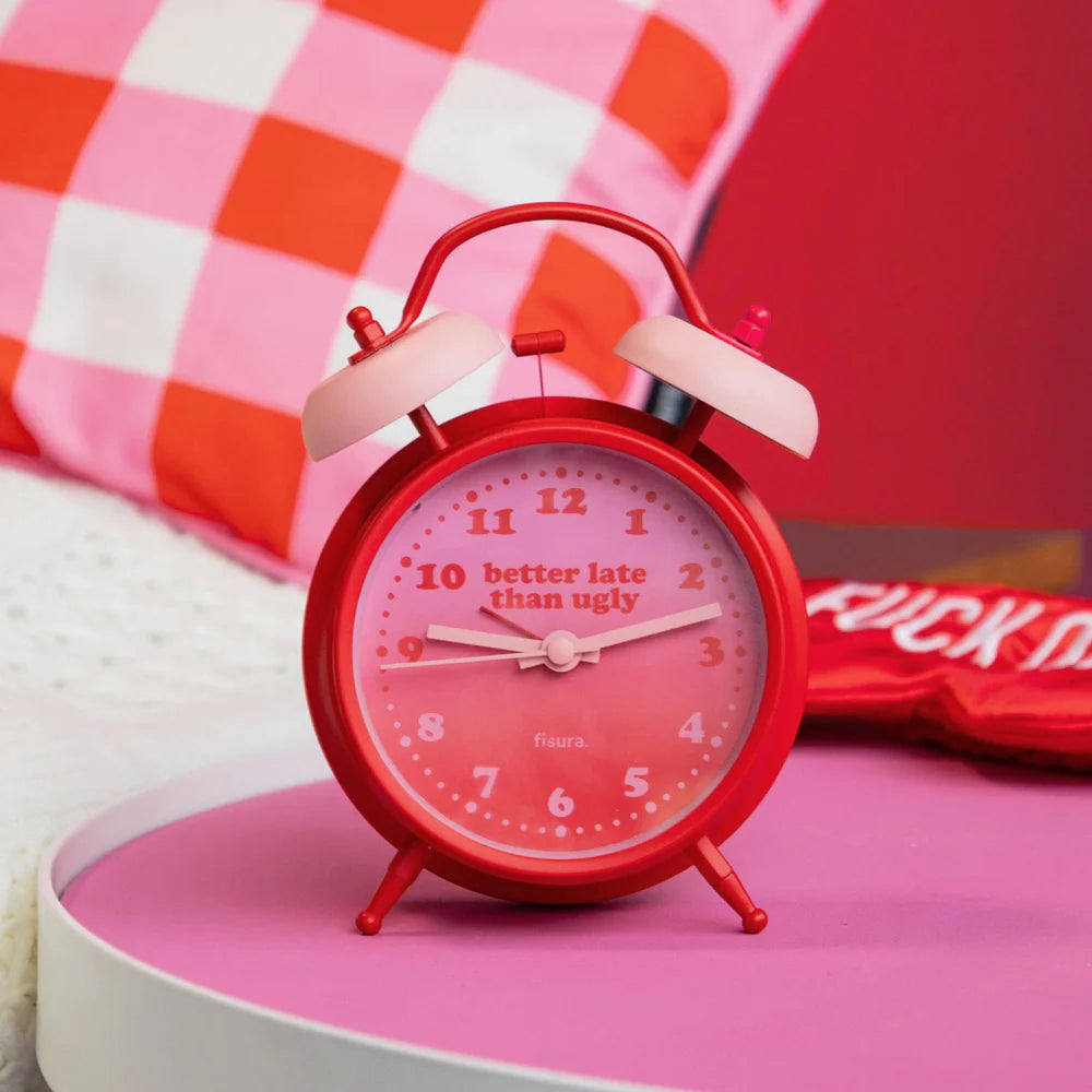 Reloj despertador Retro "Better late than ugly" CAA2510638