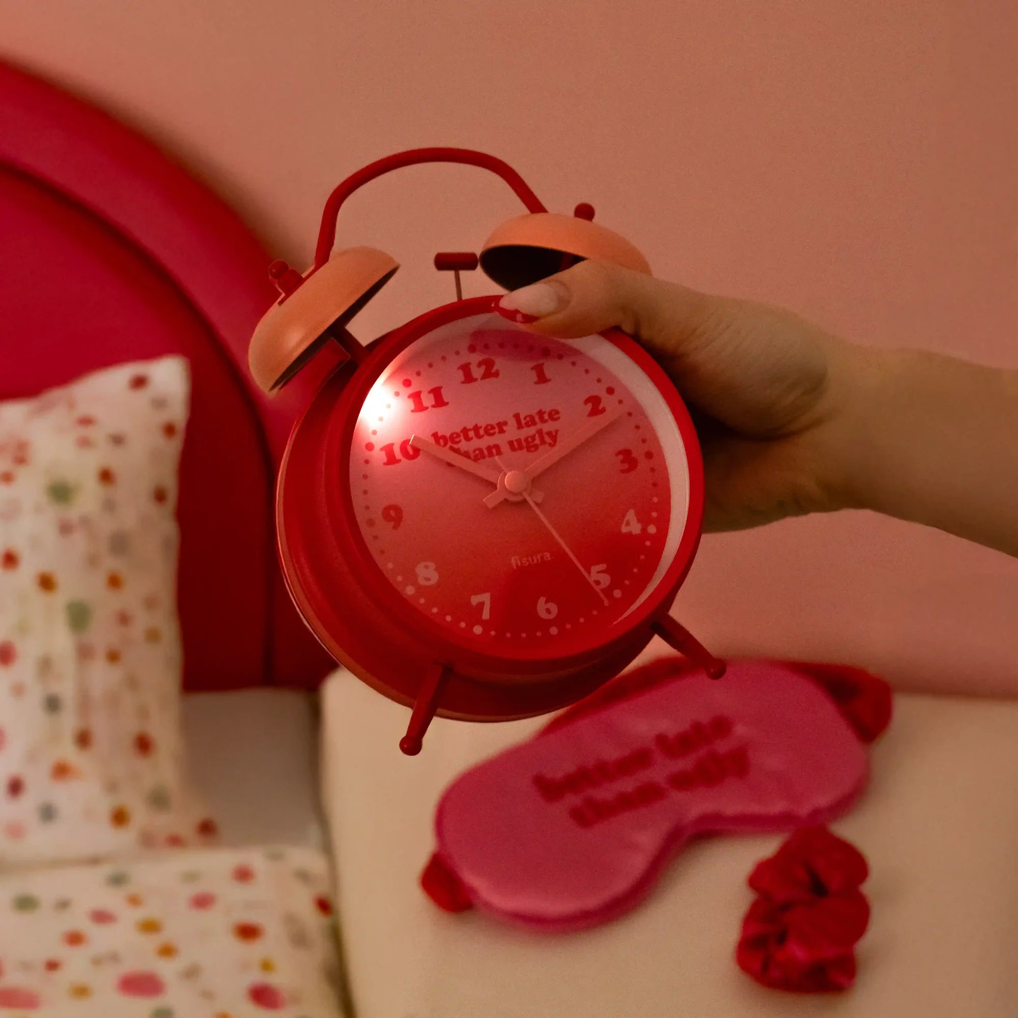 Reloj despertador Retro "Better late than ugly" CAA2510638