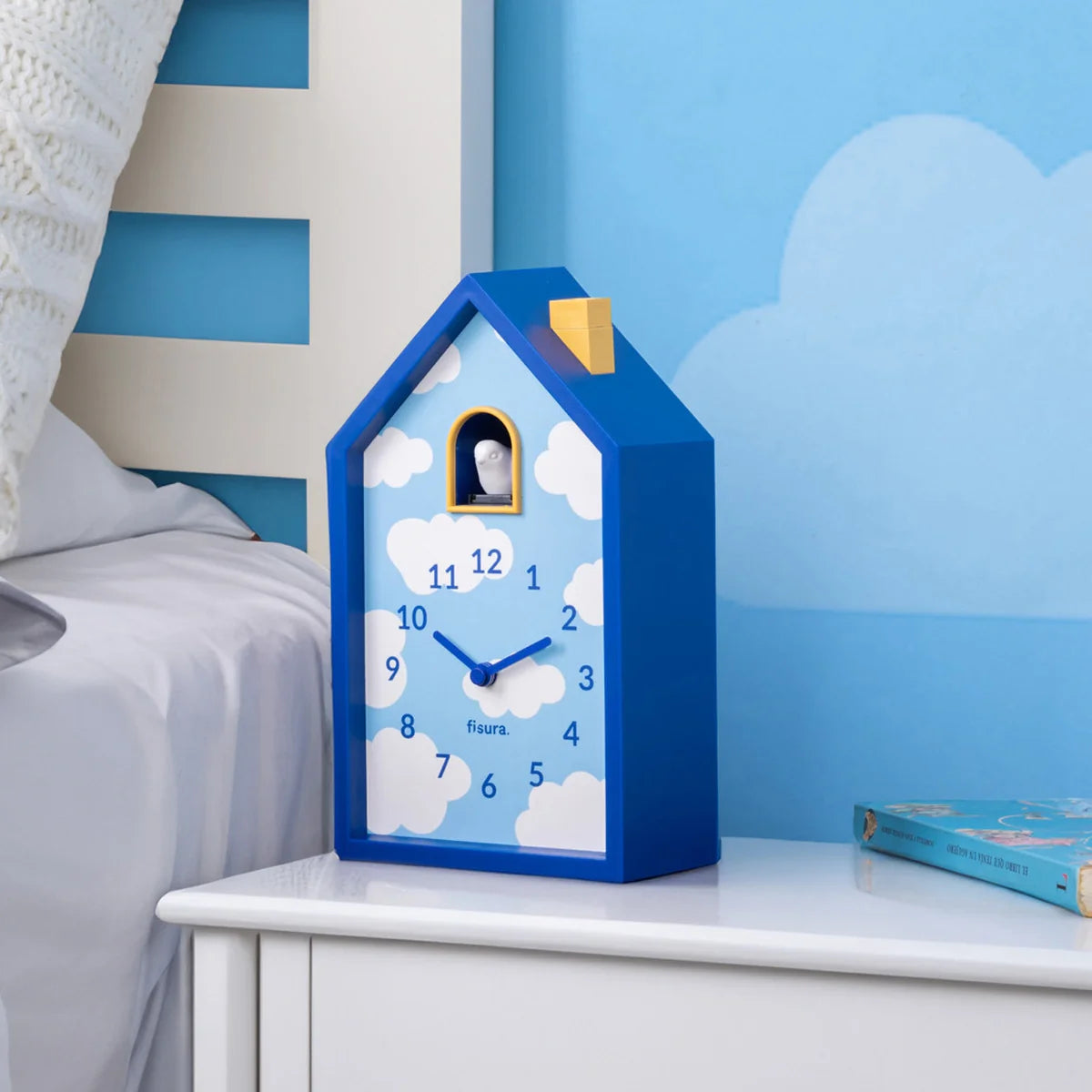 Reloj despertador cuco casita - nubes