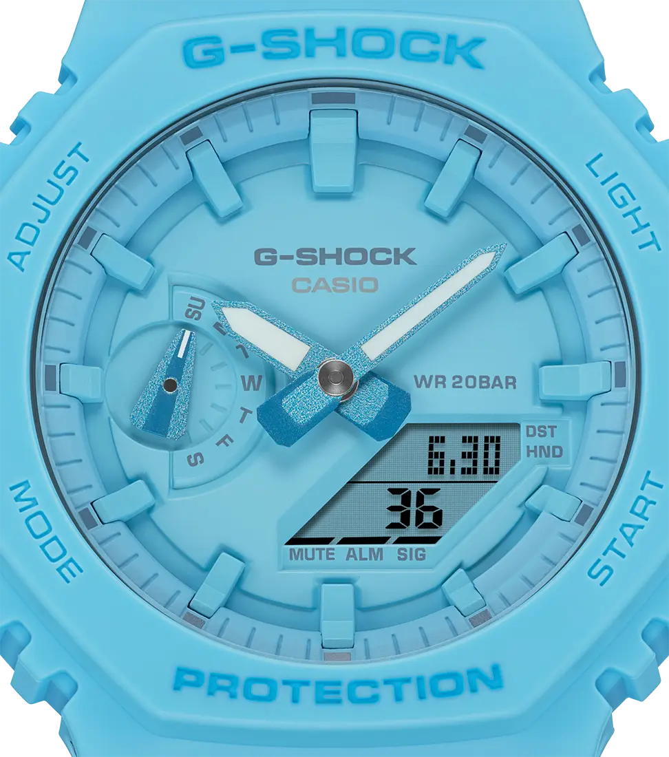 G-Shock GA-2100-2A2ER sumergible 200M para hombre G-Shock