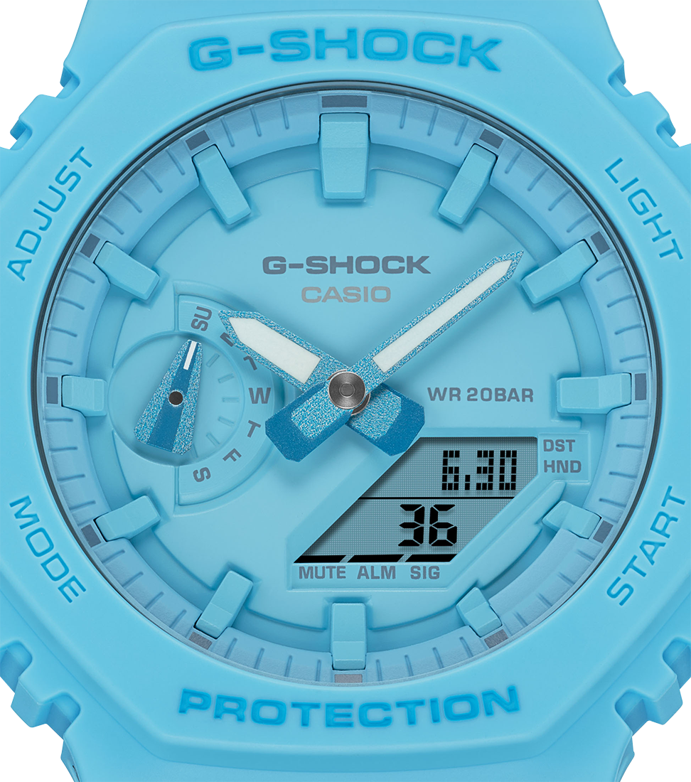 G-Shock GA-2100-2A2ER sumergible 200M para hombre