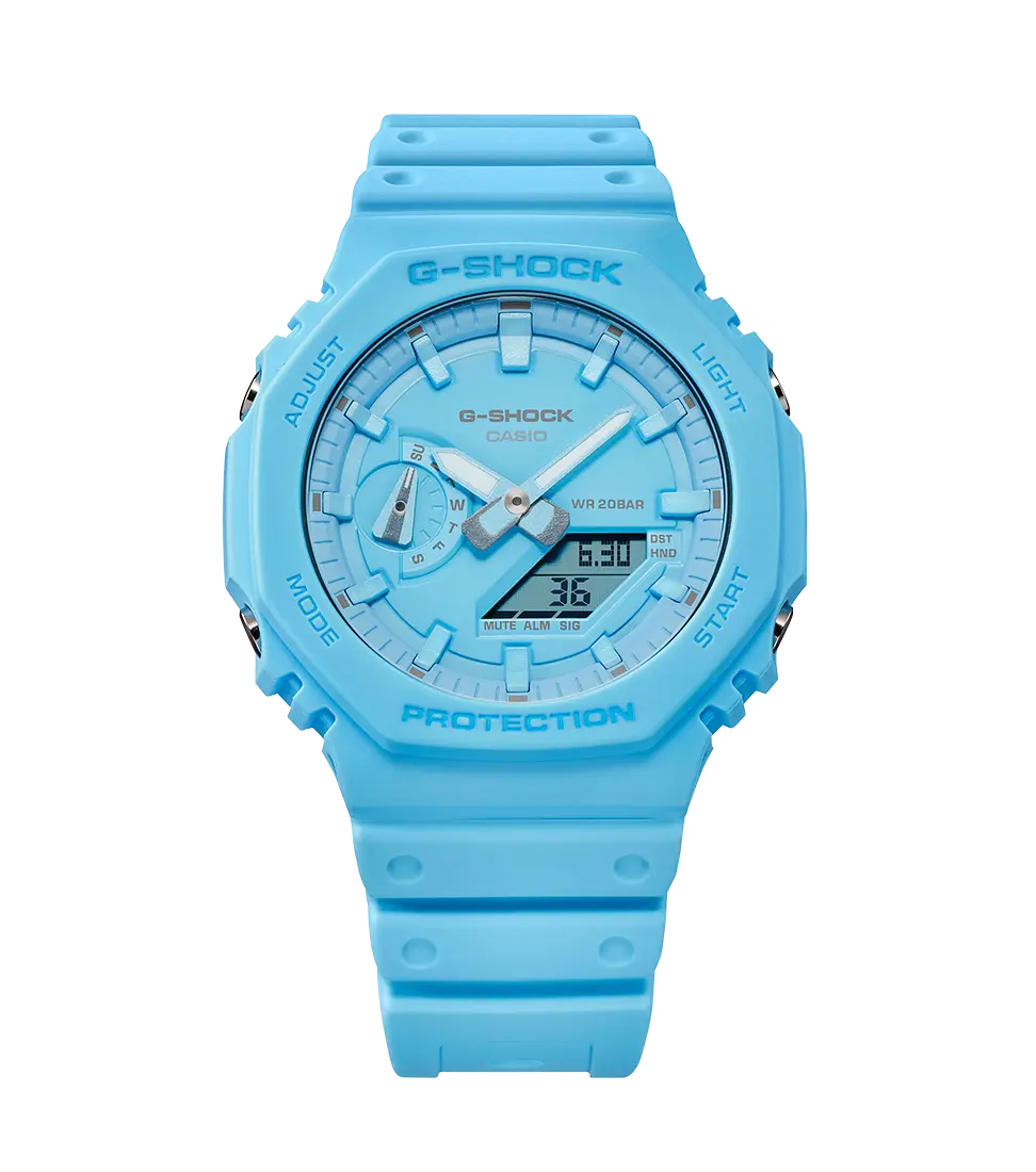 G-Shock GA-2100-2A2ER sumergible 200M para hombre G-Shock
