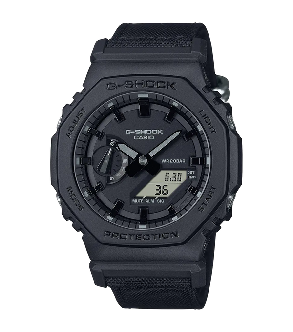 G-Shock GA-2100BCE-1AER resistente a golpes y agua con correa de tela G-Shock