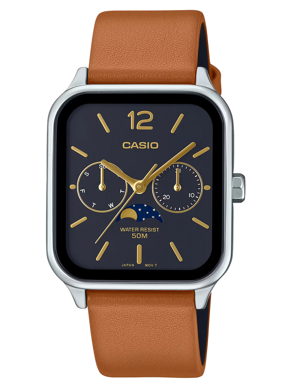 Casio MTP-M305L-1AVER – Elegancia clásica con fase lunar