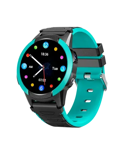 Smartwatch Slim Verde 4G con GPS y Cámara HD Lateral Savefamily