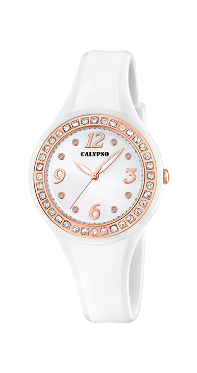 El reloj Calypso Trendy K5567/B es una expresión de estilo y elegancia diseñada para la mujer moderna y activa