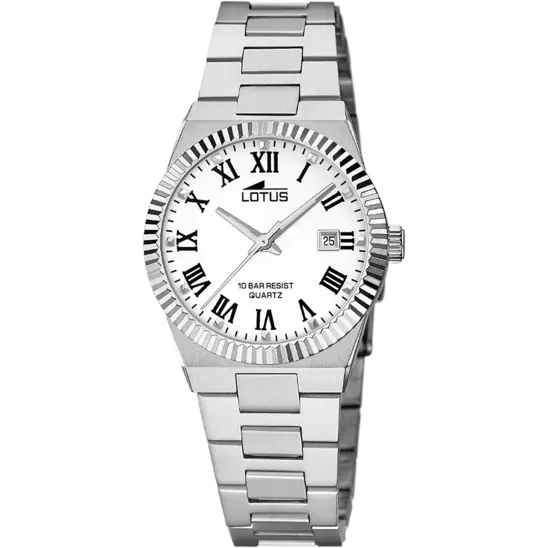 Reloj Lotus 18838/4 de acero con calendario y sumergible para mujer Lotus