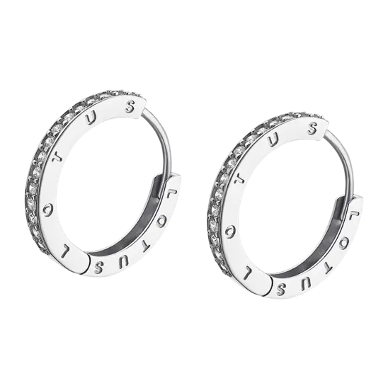 Pendientes  Lotus Silver   LP1888-4/1 Lotus