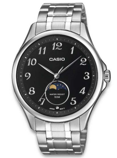 Casio MTP-M110D-1AVER – Elegancia clásica con fase lunar