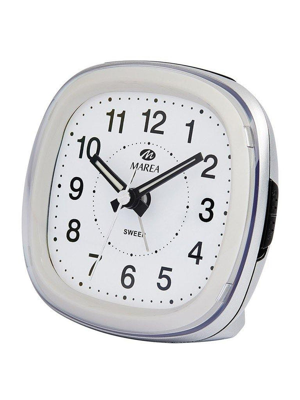 Despertador Marea B56001/4 analógico plateado - Relojería  Mon Regal