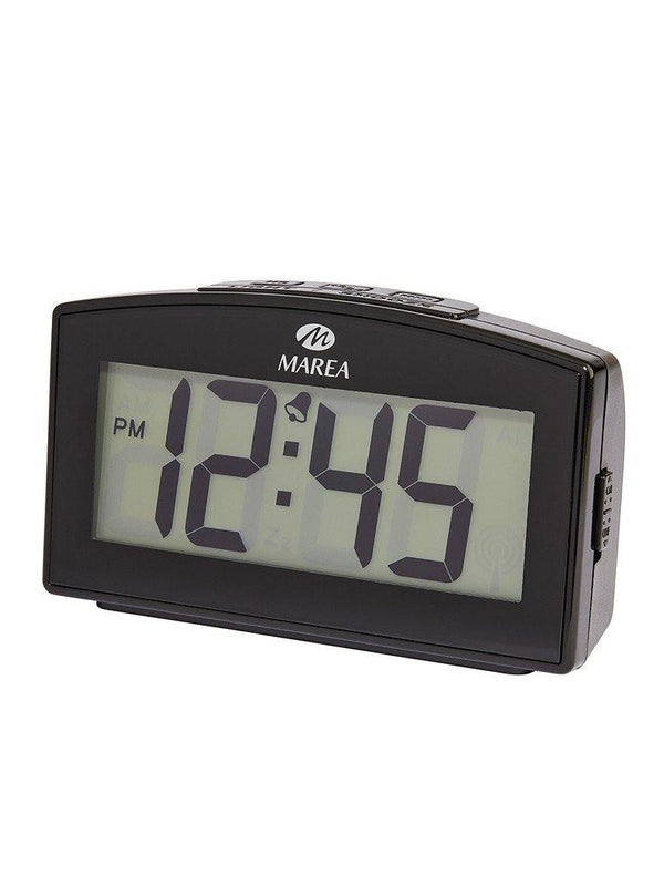 Despertador Marea B56008/1 digital negro - Relojería  Mon Regal