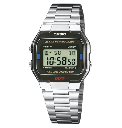 Reloj Casio  A163WA-1QES retro unisex Casio