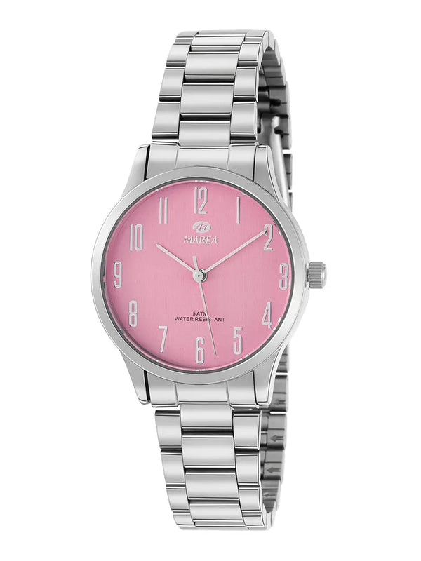 Reloj Marea B41242/10 con esfera rosa para mujer Marea