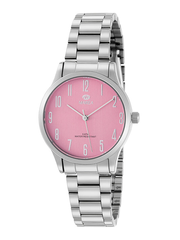 Reloj Marea B41242/10 con esfera rosa para mujer