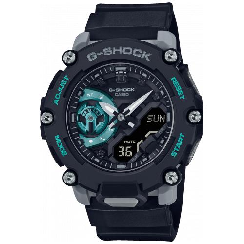 Reloj Casio G-Shock GA-2200M-1AER negro turquesa - Relojería  Mon Regal