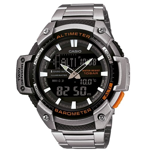 Reloj Casio SGW-450HD-1BER Altímetro barómetro para hombre - Relojería  Mon Regal