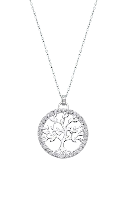 Collar Lotus Silver TREE OF LIFE LP1746-1/1 - Relojería  Mon Regal