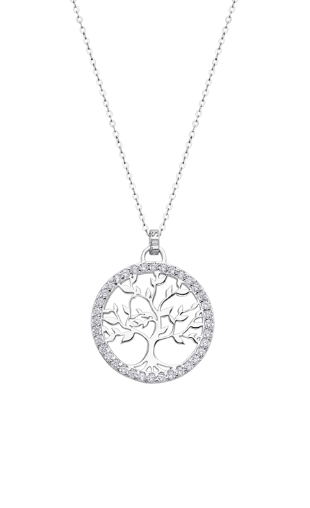 Collar Lotus Silver TREE OF LIFE LP1746-1/1 - Relojería  Mon Regal
