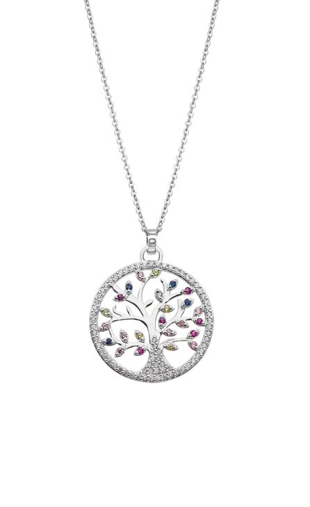 Collar Lotus Silver  LP1896-1/1 - Relojería  Mon Regal