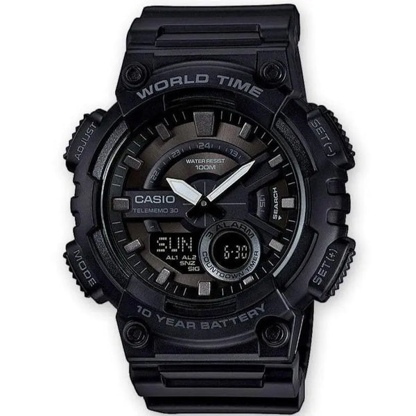 Reloj Casio AEQ-110W-1BVEF analógico-digital para hombre - Relojería  Mon Regal