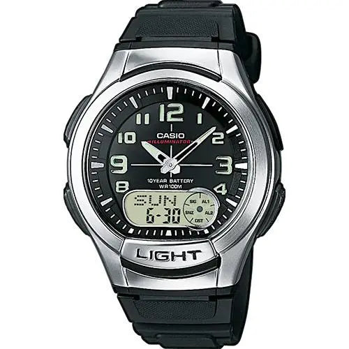 Reloj Casio AQ-180W-1BVES analógico-digital para hombre - Relojería  Mon Regal