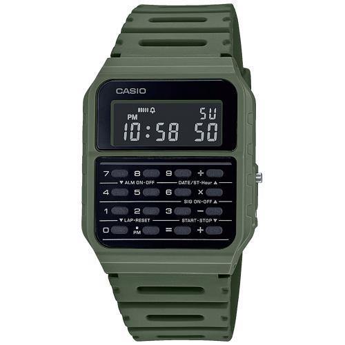 Reloj Casio CA-53WF-3BEF Calculadora (verde) - Relojería  Mon Regal