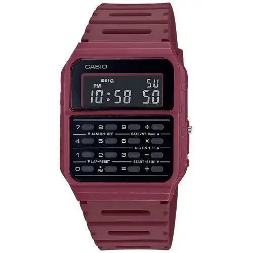 Reloj Casio CA-53WF-4BEF Calculadora (rojo) - Relojería  Mon Regal