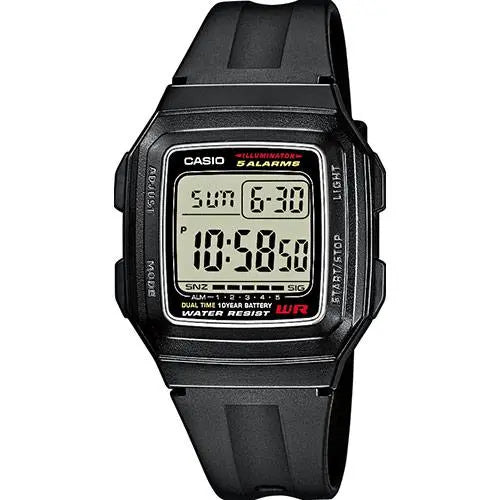 Reloj Casio F-201WA-1AEF cuadrado - Relojería  Mon Regal