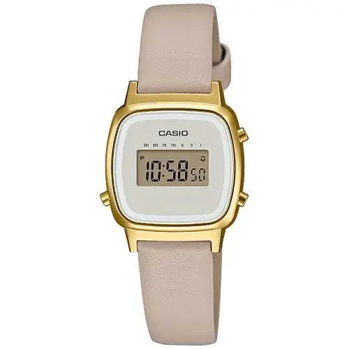 Reloj Casio LA670WEFL-9EF vintage mini (beige) - Relojería  Mon Regal