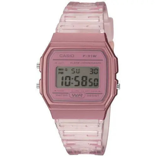 Reloj Casio Vintage F-91WS-4EF (rosa) - Relojería  Mon Regal