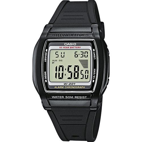 Reloj Casio W-201-1AVEG cuadrado - Relojería  Mon Regal