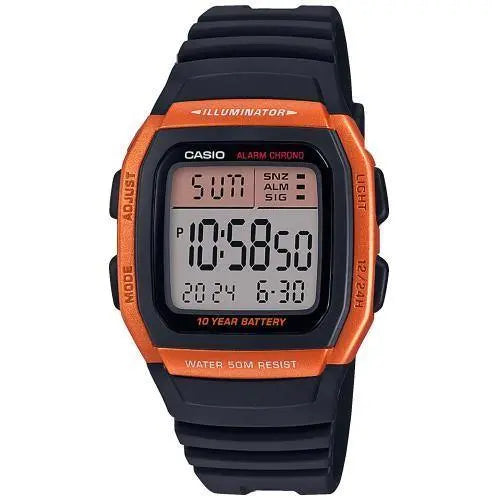 Reloj Casio W-96H-4A2VEF digital cuadrado - Relojería  Mon Regal