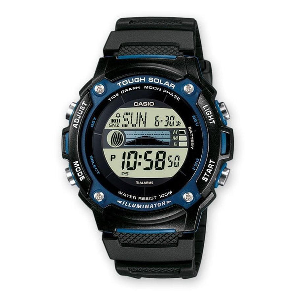 Reloj Casio W-S210H-1AVEF (con indicador de fases lunares y de mareas) - Relojería  Mon Regal