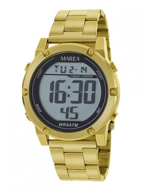 Reloj Marea B35332/3 digital y dorado para hombre - Relojería  Mon Regal