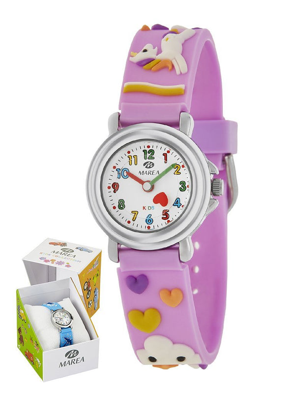 Reloj Marea B37008/25 infantil estampado de unicornios - Relojería  Mon Regal