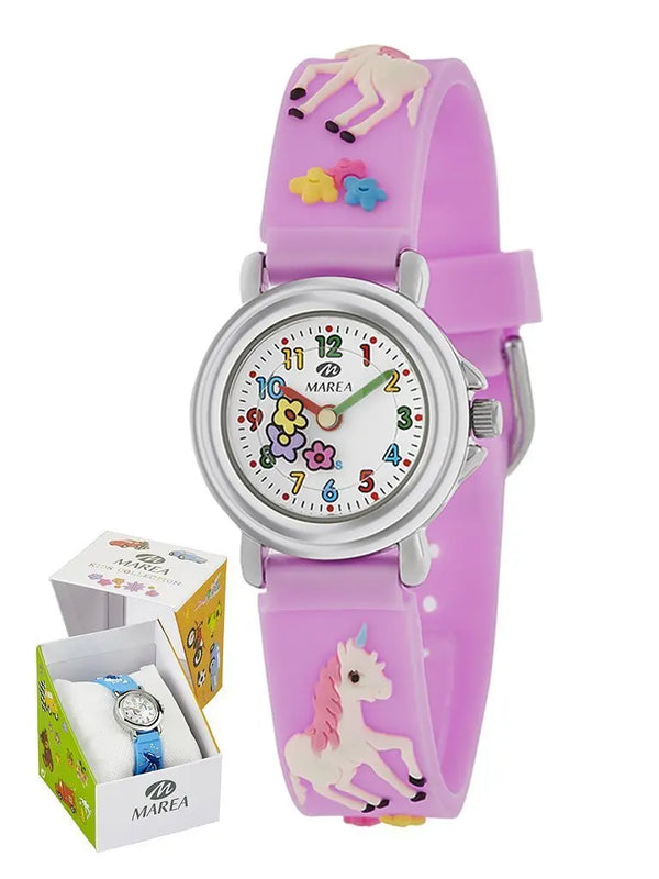 Reloj Marea B37008/26 infantil (ESTAMPADO DE UNICORNIOS) - Relojería  Mon Regal