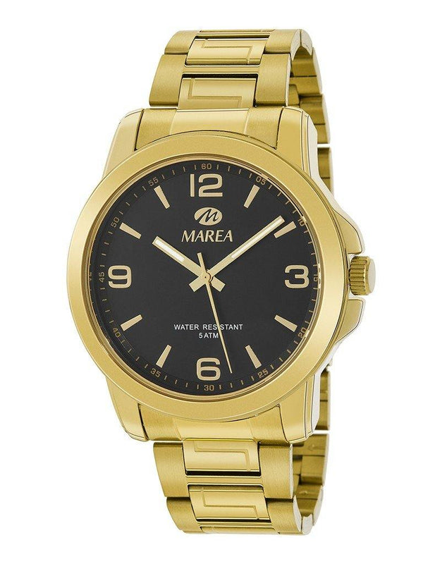 Reloj Marea B41258/5 Retro dorado para hombre - Relojería  Mon Regal